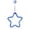Blue, variant on Elegant Hanging Ornament Home Festive Unlit Garland 100ft Holiday Decorations Dark Beads Doorways Mom Plaque Glass Bedroom Tray Speaker