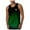 Dark Green, variant on Men's Vest Exercise Swimming Beach Shirt - Sleeveless Gradient Design Fitness Gym Training Top
