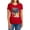 Red, variant on JLA Unlimited Women's T Shirt, Navy, Medium