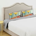 thumbnail image 3 of Yayeee Pillowcase Standard Size Set of 2 Satin Wrinkle Resistant Pillow Case, Green Glasses, 3 of 7