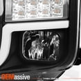 thumbnail image 7 of AKKON - Fits 2018-2020 Ford F150 Pickup Truck [Halogen Type] Projector Black Headlights w/ LED Sequential Signal Pair Left+Right, 7 of 7