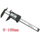 thumbnail image 3 of Pinza digital 100mm 4 pulgadas | Medidor electrónico LCD | Micrómetro Vernier de fibra de carbono | Lectura doble de pulgadas/mm | Herramienta de medición de precisión | Incluye batería LR44 | Negro, 3 of 7