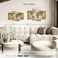 thumbnail image 4 of Elephant Stock Educational World Map Iv Wall Art - Horizontal Multi Panel Canvas - Living Room Wall Decor - Education Multi Panel - Beige And Brown Decor - 43" x 27", 4 of 8