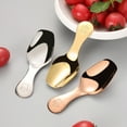 thumbnail image 4 of Dream Lifestyle Dessert Spoon Short Handle Smooth Edge Vibrant Color Mirror Polish Thickened Decorative Stainless Steel Mini Teaspoon Ice Cream Dessert Metal Spoon for Home, 4 of 8