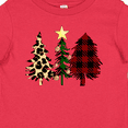 thumbnail image 4 of Inktastic Three Christmas Trees in Plaid and Leopard Print Boys or Girls Baby T-Shirt, 4 of 5