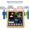 thumbnail image 2 of Wireless Weather Station Ts-3310 Full Touch Screen Wireless Indoor Outdoor Thermometer With Sensor, Lcd Display Electricity Forecast Station With Smar, 2 of 5