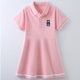 thumbnail image 4 of Odeerbi Vestido de Tenis de Niñas de Color Sólido Manga Corta Vestido de Golf Uniforme de La Escuela Casual de Línea A, 4 of 8