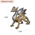 thumbnail image 3 of Resina mecánica Punk perro estatua artesanía Steampunks Animal escultura arte decoración (G), 3 of 5