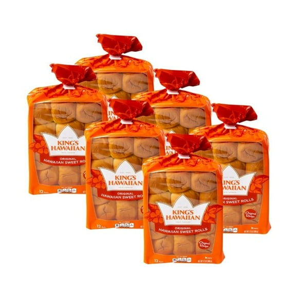 King's Hawaiian Original Hawaiian Sweet Rolls 12 Count (Pack of 3)