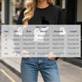 thumbnail image 5 of Byworldtasic Halloween Spooky Season Shirt for Women Cute Ghost Long-Sleeve Pullover Tops Lightweight Sweatshirt, 5 of 8