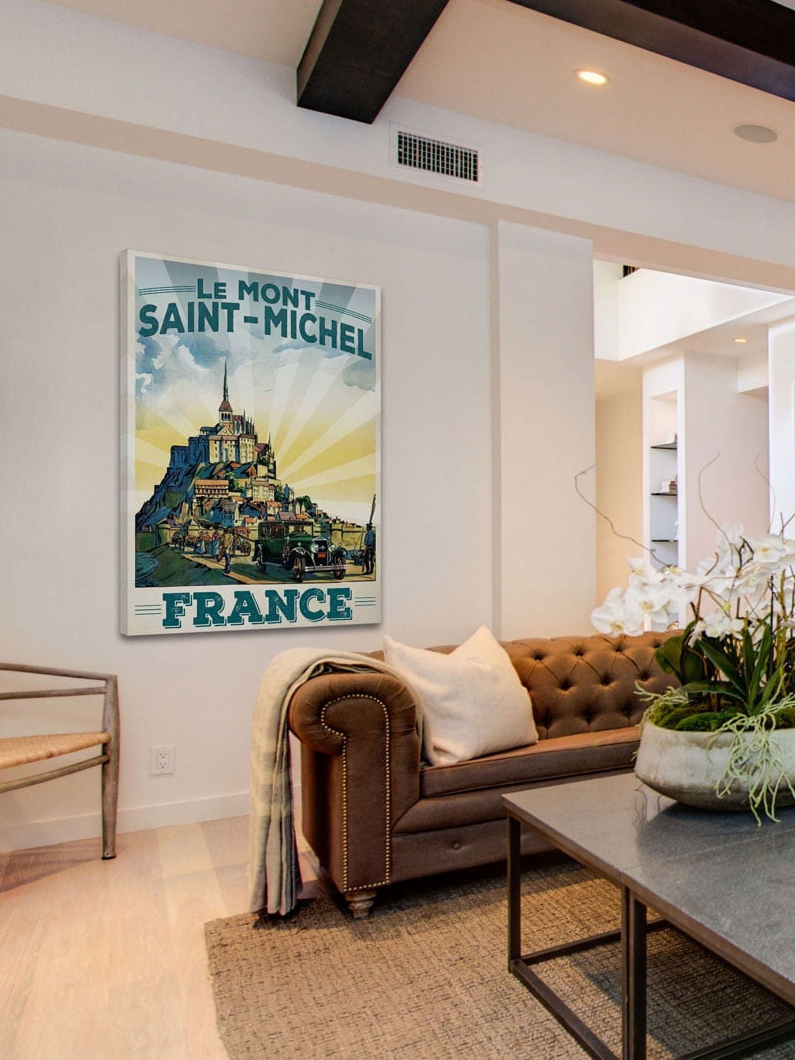 Marmont Hill "Le Mont Saint-Michel" Painting Print on Canvas