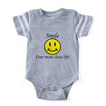 thumbnail image 1 of CafePress - Smile Jesus - Cute Infant Baby Football Bodysuit, 1 of 1