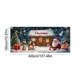 thumbnail image 3 of Christmas Garage Door Cover Holiday Banner Background Indoor Outdoor Decoration Festive Decor, 3 of 5