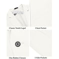 thumbnail image 4 of COOFANDY Men's Casual Linen Blazer Lightweight Regular Fit One Button Sport Coat Wedding Suit Jacket, 4 of 6