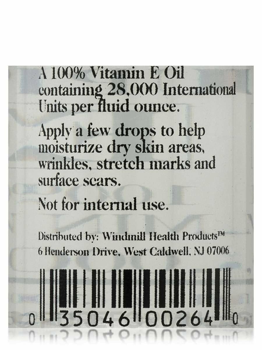 Windmill Super E 100% Vitamin E Oil 28,000 IU - 1 Ounce - Pack of 6