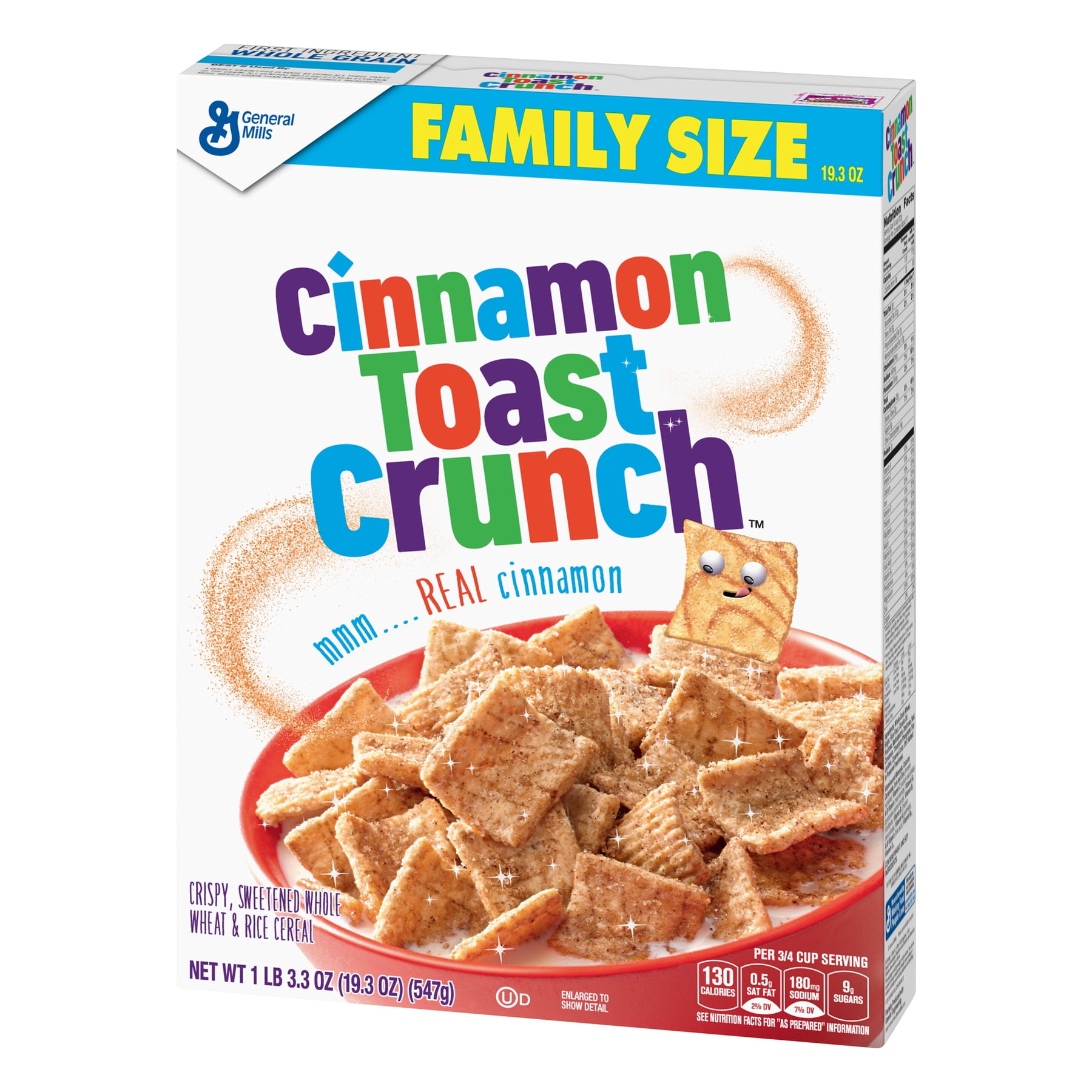 Cinnamon Toast Crunch Breakfast Cereal, 19.3 oz Box
