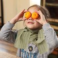 thumbnail image 3 of Preppy simple solid-color children's knit scarf, 3 of 5