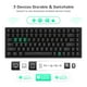 thumbnail image 5 of Teclado RK ROYAL KLUDGE RK84 inalámbrico RGB 75% con rojo silencioso, 5 of 8