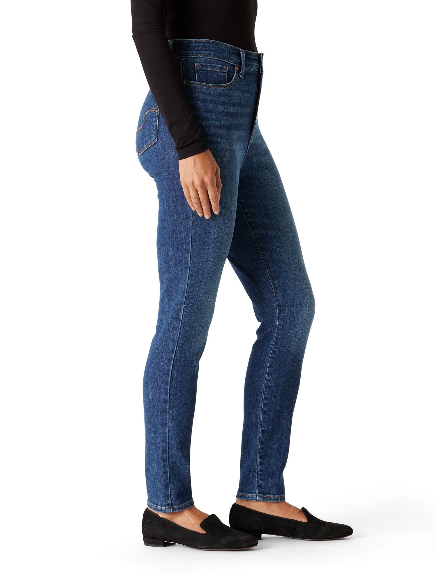 Levi Strauss Signature Women's and Women's Plus High Rise Skinny Jeans, Sizes 2-20