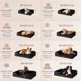 thumbnail image 3 of Cama ortopédica para perros EHEYCIGA, impermeable, espuma viscoelástica, grande, 3 of 9