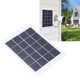 thumbnail image 5 of Cargador Solar Portátil, Silicio Monocristalino Tamaño Compacto 3W 5V Panel De Carga Solar Alta Tasa De Conversión Con Hebilla Para Motores Pequeños, 5 of 7