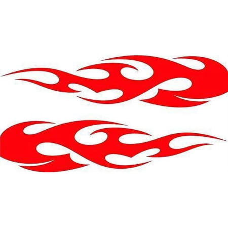 Tribal Smart Flames Auto Truck Dune Buggy ATV Decals Stickers Set