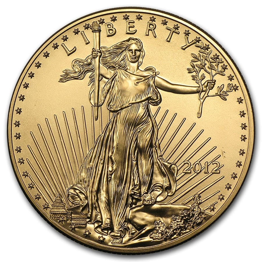 U.S. Mint 2012 1 oz American Gold Eagle Coin BU