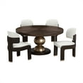 thumbnail image 4 of West Kensington Round Dining Table - Medium Espresso, 4 of 5