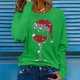 thumbnail image 1 of Neewe Womens Crewneck Long Sleeve Tops MXsual Dots Fall Christmas 2025 Tshirts Shirts, 1 of 5