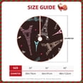 thumbnail image 2 of Sikiie Eiffel Tower Nativity Christmas Tree Skirt, Jesus Christian Winter Holiday Tree Mat Decoration(30-48IN)36", 2 of 6