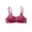 Wine, variant on Qingpeng Womens Full Support Solid Bras Full Coverage Push Up Wireless Bras Comfy Seamless No Underwire Daily Bralette