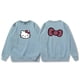 thumbnail image 4 of Hello Kitty moda felpa algodón grueso suéter de cuello redondo mujeres Otoño e Invierno suelta impresión top ropa de alta calidad, 4 of 5