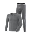 thumbnail image 2 of Frnrwgo Mens Lightweight Thermal Underwear Set Pullover Long Sleeve Soft Base Layer for Fall Spring Daily Wear, 2 of 5