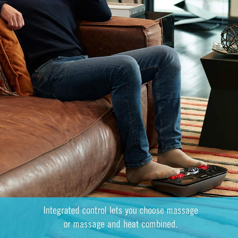Homedics Vibration Foot Massager with Heat, Soothing Relief, FMV-400HJ-BK Homedics Vibration Foot Massager with Heat, Soothing Relief, FMV-400HJ-BK