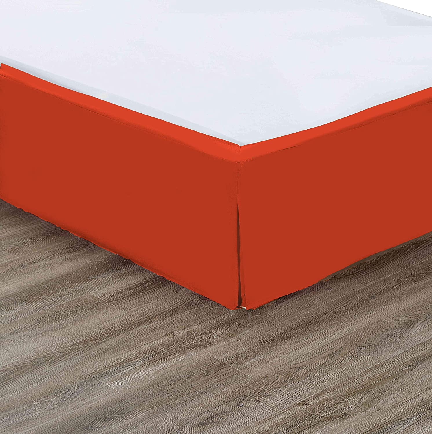 All American Collection New Super Soft Solid Brushed Microfiber 14" Pleated Bed Skirt/ Dust Ruffle