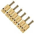 thumbnail image 1 of Puente de rodillos shamjiam para guitarra de 6 piezas Sillines de cuerda bloqueados dorados, 1 of 9