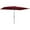 Vin Rouge, variante sur Outsunny Parasol Inclinable pour Patio, Parasol de Jardin de Marché avec Manivelle Blanc Crème