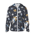 thumbnail image 2 of Lsque Space Cars UPF 50+ Lightweight Sun Protection Men's Women's Long Sleeve Shirt, Hoodie Performance -Medium, 2 of 9