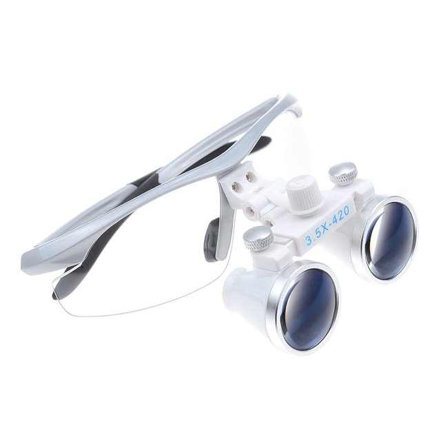 Lupas Binoculares Dental Power 3,5X, Gafas De Distancia De Trabajo De 420Mm