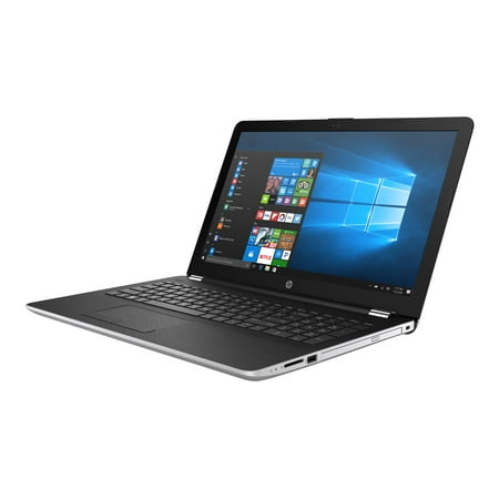 HP Laptop 15-bs062st - Intel Core i3 7100U / 2.4 GHz - Win 10 Home 64-bit - HD Graphics 620 - 6 GB RAM - 1 TB HDD - DVD-Writer - 15.6" 1366 x 768 (HD) - ash silver keyboard frame, natural silver (cover and base), Strata pattern - kbd: US - remarketed