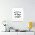 thumbnail image 3 of Scripture Walls With God All Things Are Possible Mark 9:23 Christian Wall Art Ready to Hang Unframed, 3 of 18