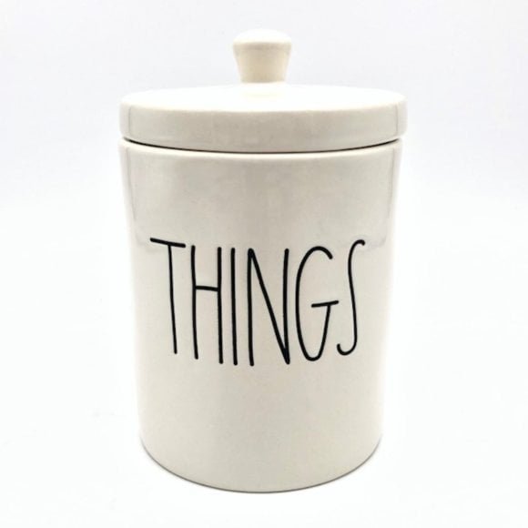 Rae Dunn By Magenta SWEETS Ceramic LL Small 7 Inch Canister 