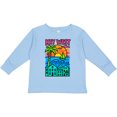 thumbnail image 3 of Inktastic Key West Sunset Tropical Vibes Boys or Girls Long Sleeve Toddler T-Shirt, 3 of 5