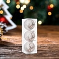 thumbnail image 3 of piezas de adornos de bolas de Navidad, adornos clásicos de Navidad, colgantes para fiestas, celebraciones, aniversarios, compromisos en el patio trasero, 3 of 5
