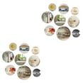 thumbnail image 2 of Transemion 9pcs Add Touch Of Elegance To Space With Self-Adhesive Round Mirrors Wide 2Set, 2 of 6