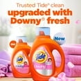 thumbnail image 2 of Tide Plus a Boost of Ultra Downy Liquid Laundry Detergent, April Fresh Scent, 117 fl oz, 83 Loads - 2 Pack, 2 of 5