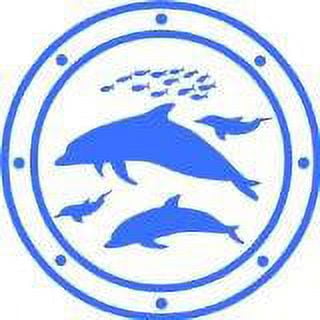 Wall Design Pieces Dolphins Animal Kids Boys