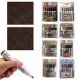 thumbnail image 3 of Paint Touch-Up Pen Set, Furniture Floor Scratch Repair Pen Touch-Up Pen Walnut Color Furniture Pen Crayon Furniture Scratch Repair Marker Paint Pen Floor Pen 2.5Ml, Multicolor(Brown7,5.3x0.8"), 3 of 7