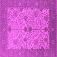 thumbnail image 1 of Ahgly Company Indoor Square Oriental Pink Industrial Area Rugs, 6' Square, 1 of 4