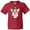 Red, variant on Inktastic Cute Fairy, Brown Hair, Fairy Sitting On Mushroom Youth T-Shirt